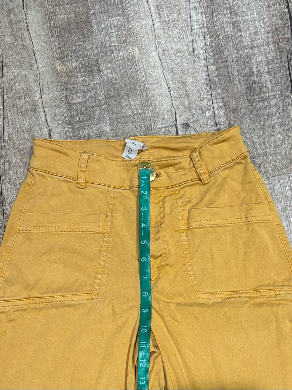 Joie Women’s Wide-Leg Corduroy Pants in Mustard Yellow - Picture 5 of 6